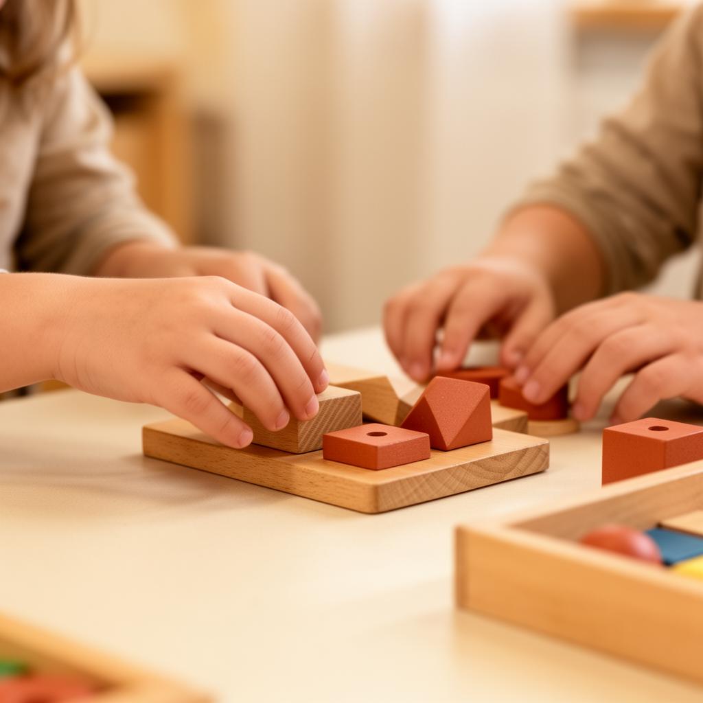 Material Montessori de madera